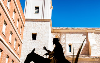 Burrica pasando por la Asunción Tobarra Domingo de Ramos