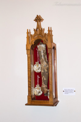 Brazo del anterior Cristo de la Antigua de Tobarra. Destruido en 1936