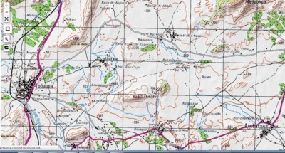 Tobarra en la cartografia militar soviética