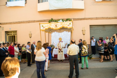 procesión del Corupus Cristi en Tobarra