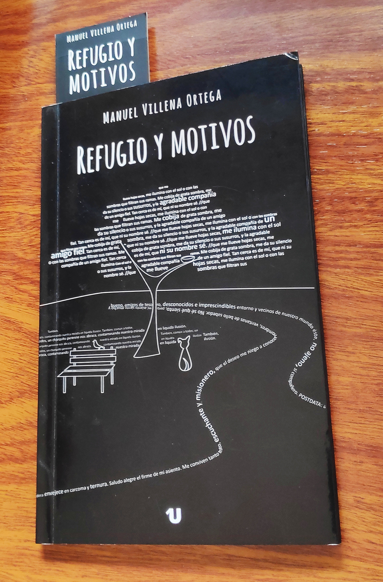 Portada del libro Refugio y Motivos de Manuel Villena Ortega Autora de la Portada: Marta Martínez Gadea
