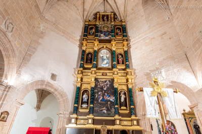 Altar y retablo iglesia de la Asunción Tobarra