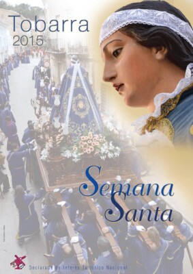 Cartel de Semana Santa de Tobarra 2015. Imagen: Santa Mujer Verónica. Fotos de Guillermo Paterna Alfaro