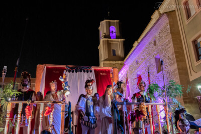 Acto del Juicio a Jesús en la Plaza de España de Tobarra