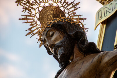 Imagen del Cristo de la Antigua de Tobarra.