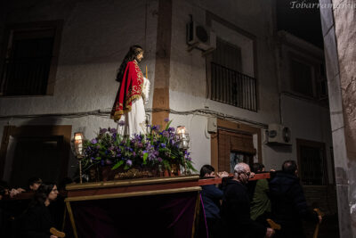 Traslado del Ecce Homo de Tobarra, calles del barrio de San Antón