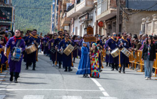Desfile de Tobarra en la Exaltación del Tambor 2025 celebrada en Moratalla